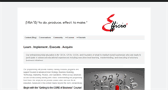 Desktop Screenshot of efficio.biz